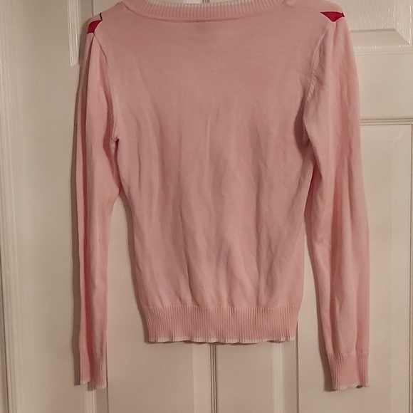Argyle Pink Sweater by Tristan - Picture 5 of 6
